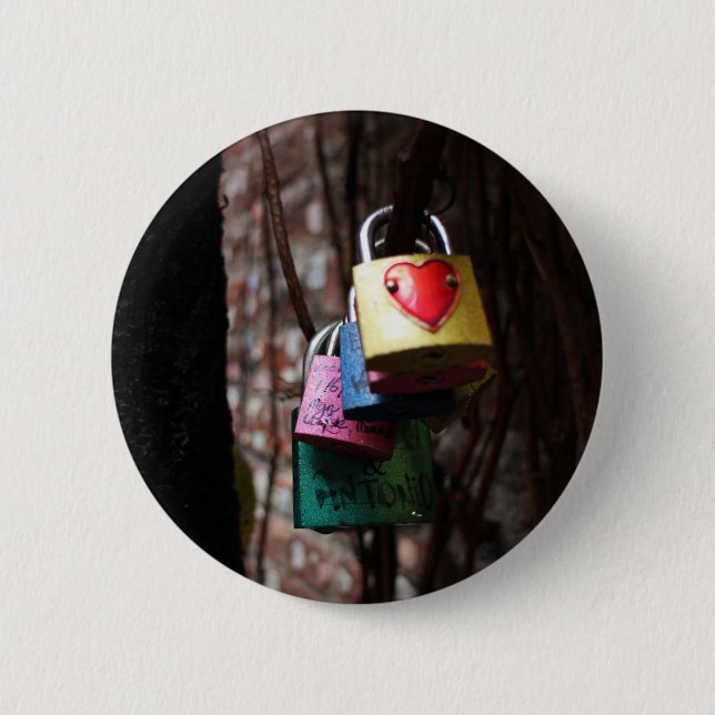 Chapa Redonda De 5 Cm Amor cerrado (Anverso)