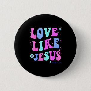 Chapa Redonda De 5 Cm Amor de chica como Jesús Mujeres adolescentes cris