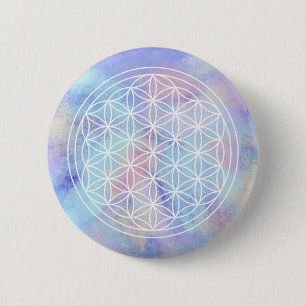Chapa Redonda De 5 Cm Amor de Hermana – Geometría Sagrada Flor de la Vid