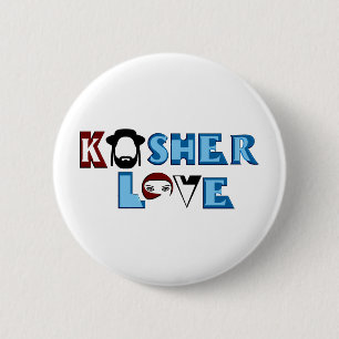 Chapa Redonda De 5 Cm Amor de Kosher