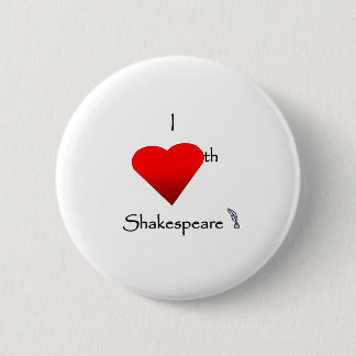Chapa Redonda De 5 Cm Amor de Shakespeare