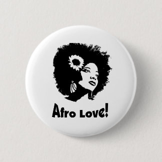Chapa Redonda De 5 Cm Amor del Afro