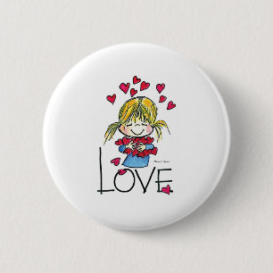 Chapa Redonda De 5 Cm Amor grande FL-004