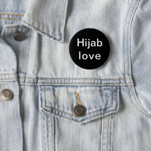 Chapa Redonda De 5 Cm Amor hijab