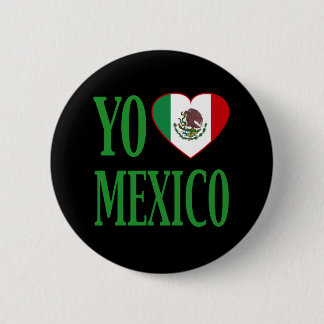 Chapa Redonda De 5 Cm Amor México (amor México de Yo de I) con el