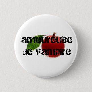 Chapa Redonda De 5 Cm amoureuse de vampire