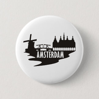 Chapa Redonda De 5 Cm Amsterdam