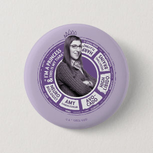 Chapa Redonda De 5 Cm Amy Farrah Fowler Info Graphic