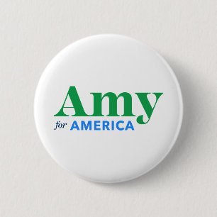 Chapa Redonda De 5 Cm Amy Klobuchar para el presidente 2020