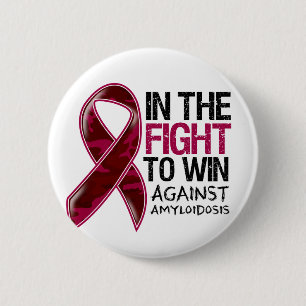 Chapa Redonda De 5 Cm Amyloidosis - lucha a ganar