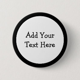 Chapa Redonda De 5 Cm Añadir Su Propio Texto De Personalizado A Este