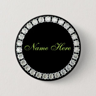 Chapa Redonda De 5 Cm Añadir un personalizable de nombres