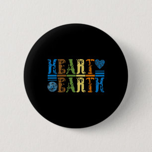 Chapa Redonda De 5 Cm Anagram Anagram Retro Heart Earth Vintage Earth Da