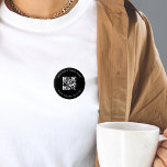 Chapa Redonda De 5 Cm Análisis de código QR de la empresa de Personaliza<br><div class="desc">Promociona tu negocio con este elegante botón,  con el código QR y el texto personalizado. Añade fácilmente tus detalles haciendo clic en la opción "personalizar".</div>