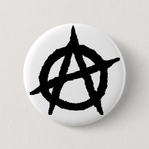 Chapa Redonda De 5 Cm Anarchy