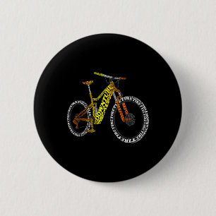 Chapa Redonda De 5 Cm Anatomía de Bicicleta Montaña Mtb Partes Bicicleta