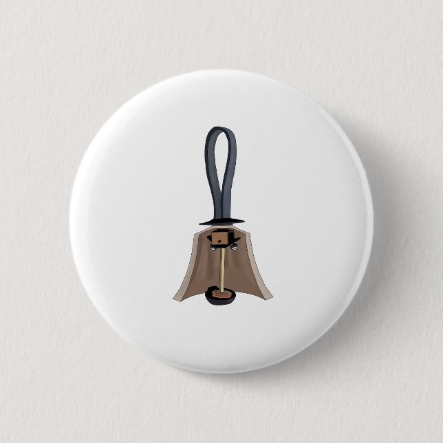 Chapa Redonda De 5 Cm Anatomía de un Handbell (Anverso)