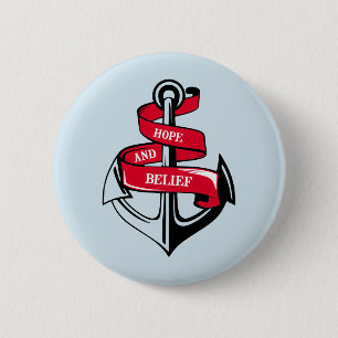 Chapa Redonda De 5 Cm Ancla