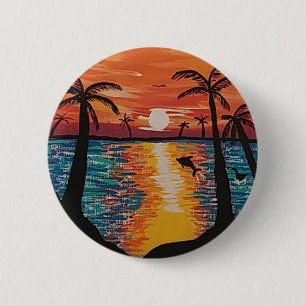 Chapa Redonda De 5 Cm Anclaje "Imagen de escape perfecto"/