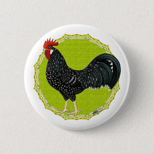 Chapa Redonda De 5 Cm Ancona Rooster