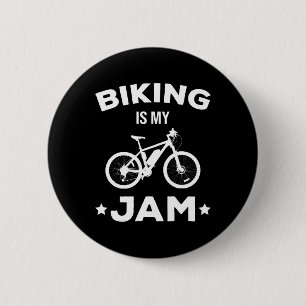 Chapa Redonda De 5 Cm Andar en bicicleta es mi pasión amante de biciclet