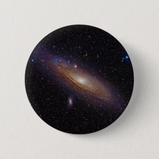 Chapa Redonda De 5 Cm Andromeda Galaxy tomado con filtro alfa de hidróge