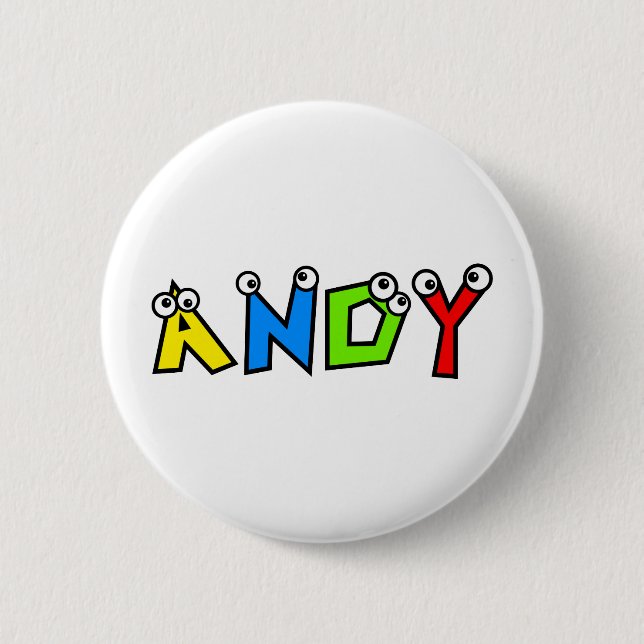 Chapa Redonda De 5 Cm Andy (Anverso)