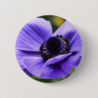 Chapa Redonda De 5 Cm Anémona púrpura