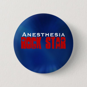 Chapa Redonda De 5 Cm Anestesia RockStar