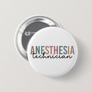 Chapa Redonda De 5 Cm Anestesia Técnica Retro Anestesia Tech