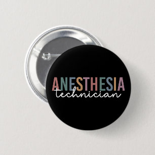 Chapa Redonda De 5 Cm Anestesia Técnica Retro Anestesia Tech