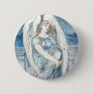 Chapa Redonda De 5 Cm Ángel de la guarda En la Biblia hebrea
