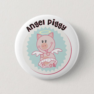 Chapa Redonda De 5 Cm Angel_Piggy