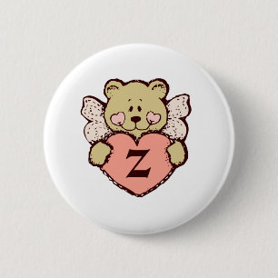 Chapa Redonda De 5 Cm Ángel Z del peluche