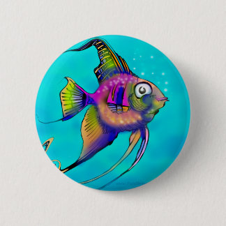 Chapa Redonda De 5 Cm Angelfish
