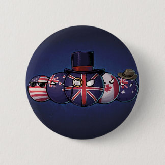 Chapa Redonda De 5 Cm Anglosajón Countryballs