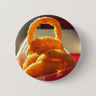 Chapa Redonda De 5 Cm Anillos de cebolla curruscantes