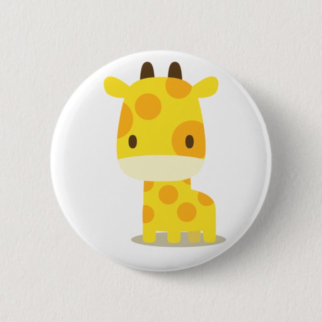 Chapa Redonda De 5 Cm animal giraffe : pins (Anverso)