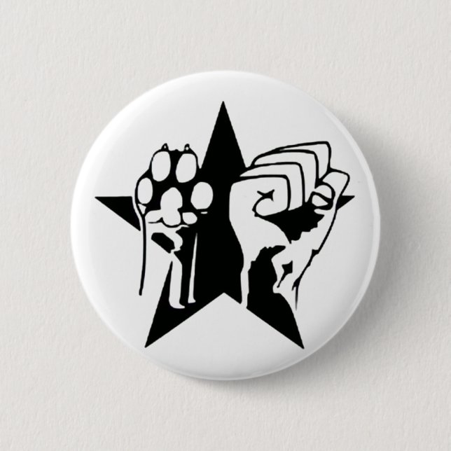 Chapa Redonda De 5 Cm Animal Liberation Button (Anverso)