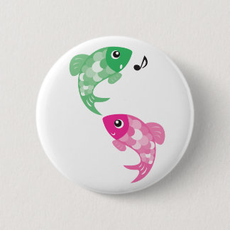 Chapa Redonda De 5 Cm Animales de ABC - pescados de Figaro y de Finzy