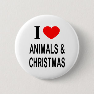 CHAPA REDONDA DE 5 CM ❤️ ANIMALES Y NAVIDADES QUE AMO ANIMALES Y CRISTMA