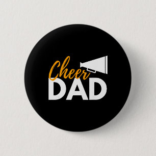 Chapa Redonda De 5 Cm Animar Papá - Porrista Papá Cheerleading Cheer Com