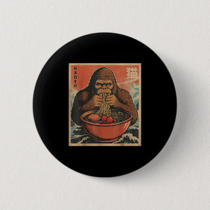 Chapa Redonda De 5 Cm Anime Bigfoot Ramen Japonés Funny Kawaii Gift Homb