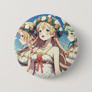 Chapa Redonda De 5 Cm Anime Chor