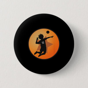 Chapa Redonda De 5 Cm Anime Merch Japón número 13 Estrellas Anime Volley