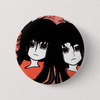 Chapa Redonda De 5 Cm Anime Twins