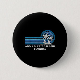 Chapa Redonda De 5 Cm Anna Maria Island Florida Vintage Family Verano Va