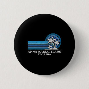 Chapa Redonda De 5 Cm Anna Maria Island Florida Vintage Family Verano Va
