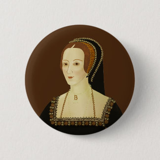 Chapa Redonda De 5 Cm Anne Boleyn - ilustracion histórico