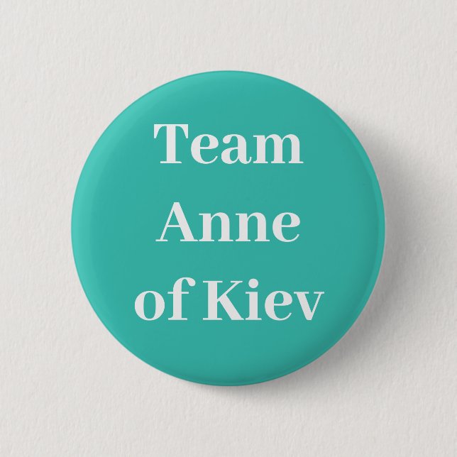 Chapa Redonda De 5 Cm Anne del equipo de Kiev (Anverso)